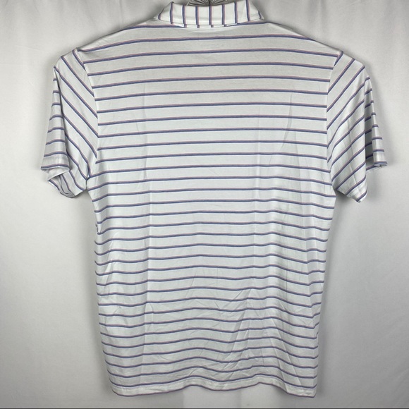 Peter Millar Seaside Wash Striped Golf Polo Shirt - Picture 3 of 5